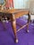 Vintage Walnut Cane Seat Cabriole Leg Spindle Stretcher Piano Bench With Cushion For Sale - Image 4 of 12