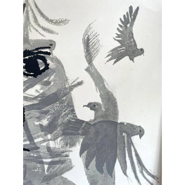 1960s 1968 Ben Shahn “Birds Over the City” Original Lithograph For Sale - Image 5 of 6