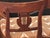 19th Century French Walnut Settee With Carved Lyre Splats For Sale - Image 11 of 11