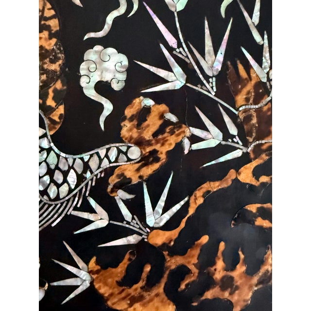 Musuem Quality Antique Korean Table with superb Inlay Joseon Dynasty For Sale - Image 14 of 18