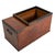 Wood Japanese Burlwood Hibachi With Drawers and Copper Liner, Meiji-Style For Sale - Image 7 of 9