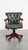 Offered this timeless green cowhide leather chesterfield office chair in English style on casters. This nice green cowhide...