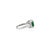 Early 21st Century Art Deco 4.37 Carat Emerald & Baguette Diamond Ring Size 5.5 in 14k Gold For Sale - Image 5 of 13