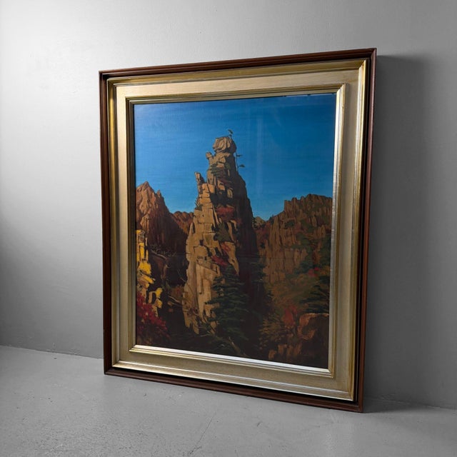 Park Jeon-Yeol, Mount Kumgang, 1961, Oil on Canvas For Sale - Image 6 of 18