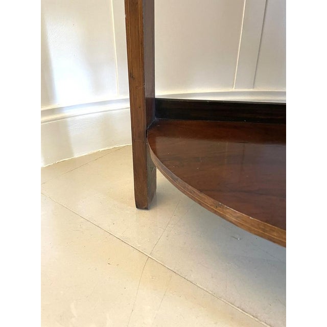 Antique Victorian Inlaid Rosewood Side Cabinet For Sale - Image 12 of 14