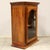Wood Antique Walnut Wall Display Cabinet For Sale - Image 7 of 8
