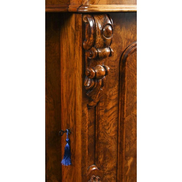 Wood Early Victorian Pollard Oak Chiffonier Sideboard, 19th Century For Sale - Image 7 of 18