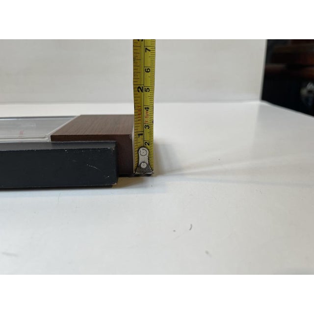 Wood Vintage Teak Weather Station by Barigo, Germany, 1960s For Sale - Image 7 of 8