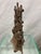 Farmhouse Antique Iron Floral on Trellis in Basket Doorstop For Sale - Image 3 of 8