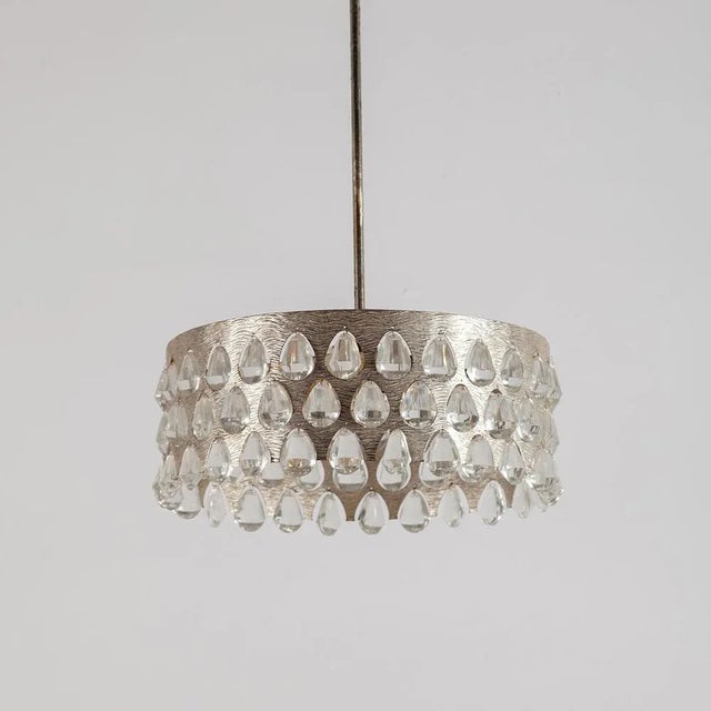Silver-Plated Chandelier by Palwa, 1970s For Sale - Image 15 of 15