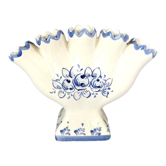 Vintage Elpa Alcobaca Portugal 5” Finger Vase For Sale