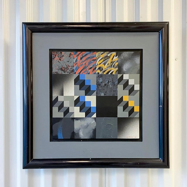 Postmodern Original Jorge Casteran (Uruguayan, 1944-2016) Painting For Sale - Image 13 of 13