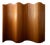 French Art Deco Pine Tambour Room Divider by Jomain Baumann for Baumann, 1930s For Sale