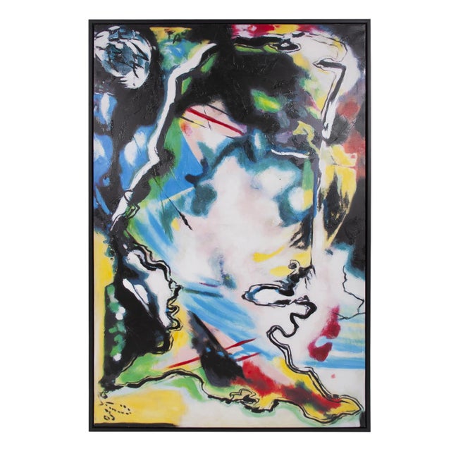 Contemporary States Of Color Hand Painted Original Art For Sale - Image 3 of 8