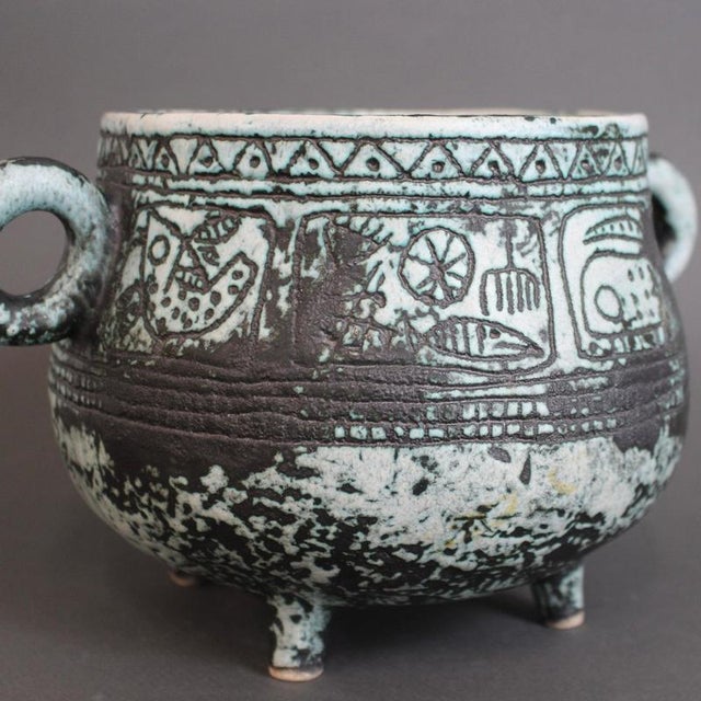 Vintage French Ceramic Pot by Jacques Blin, 1960s For Sale - Image 10 of 17