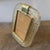 1990s Barovier Style Art Deco Brass and Gold Murano Glass Picture Frame For Sale - Image 6 of 11