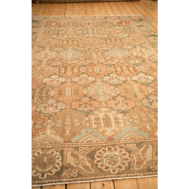 1950s Vintage Distressed Bakhtiari Carpet - 7'2" x 9'4" For Sale - Image 5 of 9