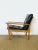 Scandinavian Armchair in Teak and Black Leather, 1960s For Sale - Image 4 of 11