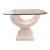 1980s Postmodern Sculptural Tessellated Stone and Glass Side Table For Sale