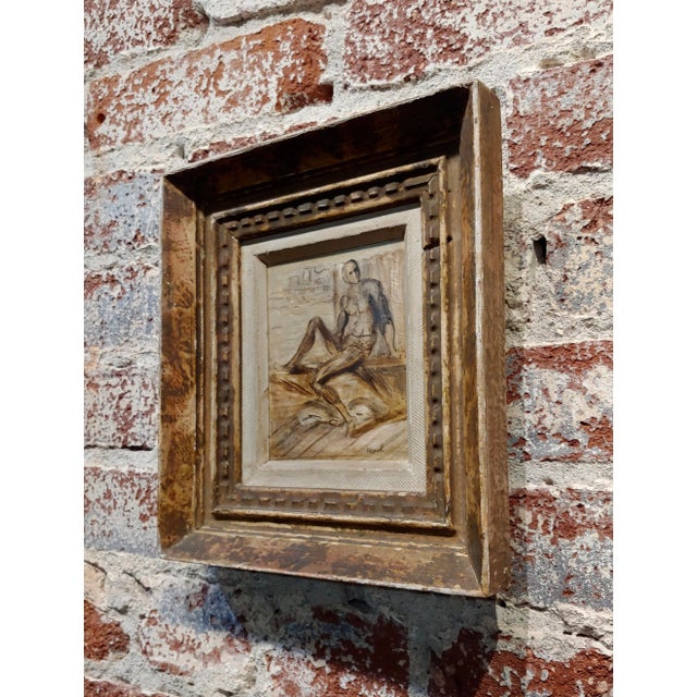 Reginald Marsh -Nude Male -Oil Painting For Sale In Los Angeles - Image 6 of 8