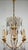 24K Gold-Plated Brass and Lead Crystal Chandelier, 1970s For Sale - Image 9 of 16