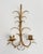 1960s Gilded Toleware Candle Sconces - A Pair For Sale - Image 9 of 13