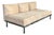 Vintage Contemporary Polished Chrome Sofa For Sale