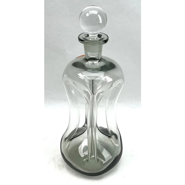 1960s Danish Decanter by Jacob E. Bang for Holmegaard, 1960s For Sale - Image 5 of 12