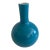 Ming Style Turquoise Small Porcelain Vase Mid Century For Sale