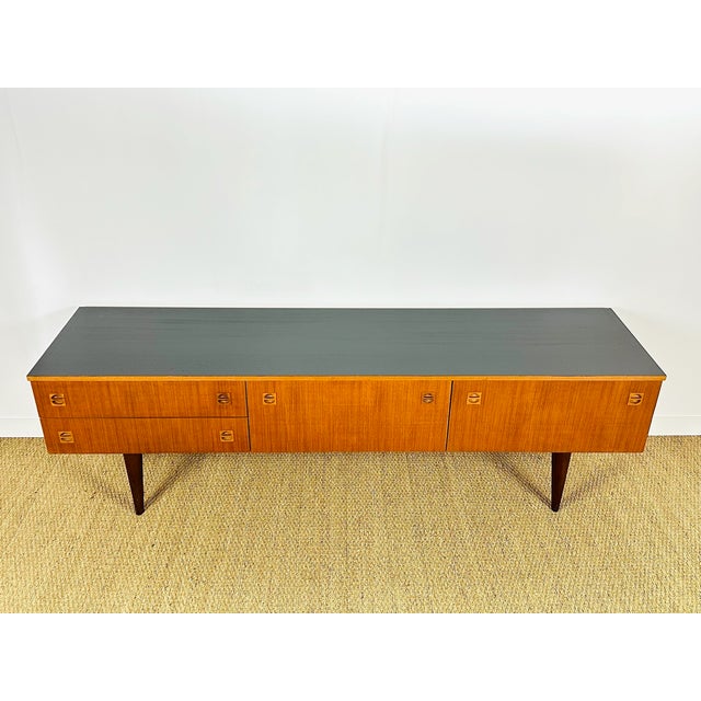 Mid-Century Modern Scandinavian Sideboard in Teak, 1960 For Sale - Image 3 of 18