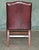 Georgian Oxblood Leather and Hardwood Gainsborough Library Armchair For Sale - Image 13 of 17