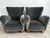 Textile Pair of 1960s Modern Wingback Chairs For Sale - Image 7 of 8