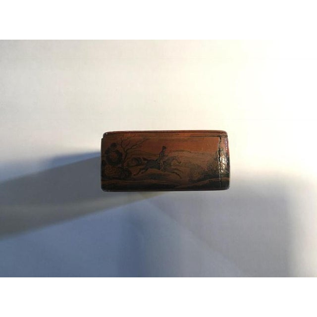 Wood Lacquered Boxes with Landscape Scenes, Set of 5 For Sale - Image 9 of 16