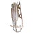 1950s Vintage Gladding Speedway ~40" Ash Wood & Steel Snow Sled - Pristine Logo For Sale