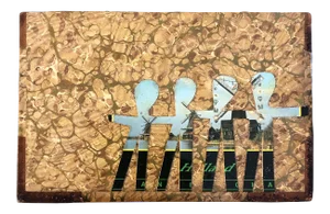 Original Contemporary Artist Wayne Cunningham “Hands Across America “ Collage