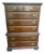 Kincaid Georgian Solid Cherry Wood Tall Chest of Drawers Craftsman Made in North Carolina in 1986 - 40 X 18.5 X 54 H For Sale