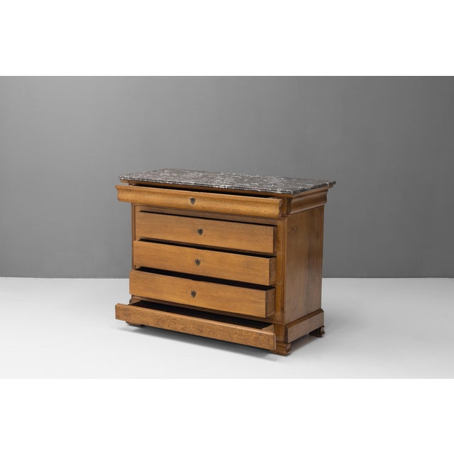 Antique Oak Commode, 1880 For Sale - Image 4 of 7