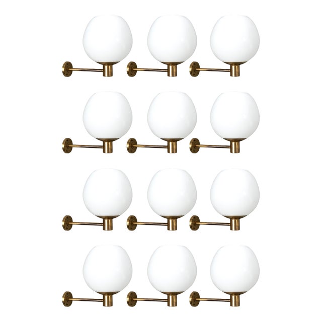 Vintage Brass Wall Lamp For Sale