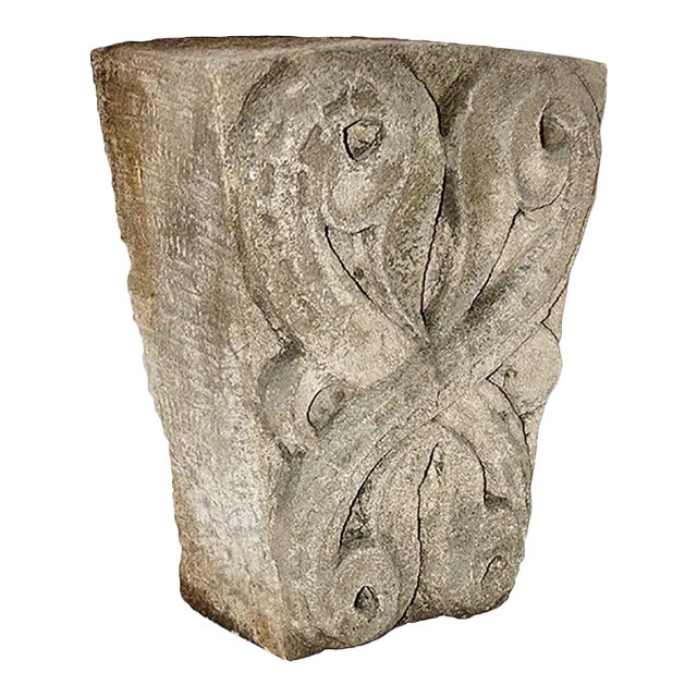 Antique Limestone Keystone For Sale