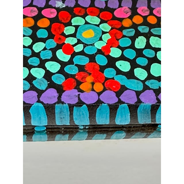 Folk Art Framed Mirror For Sale In New Orleans - Image 6 of 7