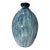 Vintage Japanese Tokkuri Sake Bottle Blue Glaze Studio Pottery Vase For Sale - Image 4 of 9
