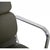 Animal Skin EA208 Chair in Olive Green Leather by Charles Eames, 2000s For Sale - Image 7 of 18