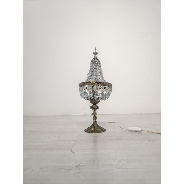 Art Nouveau Lamp in Brass For Sale - Image 17 of 17
