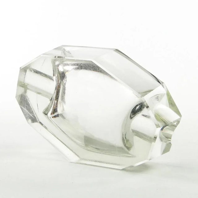 Postmodern Art Deco Ashtray from Moser, Former Czechoslovakia, 1950s For Sale - Image 3 of 10