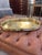 Metal Large Oval Brass Tray, 1970s For Sale - Image 7 of 12