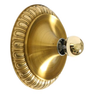 Space Age Pop Art Brass and Metal Wall Lamp from Sölken Leuchten, 1960s For Sale