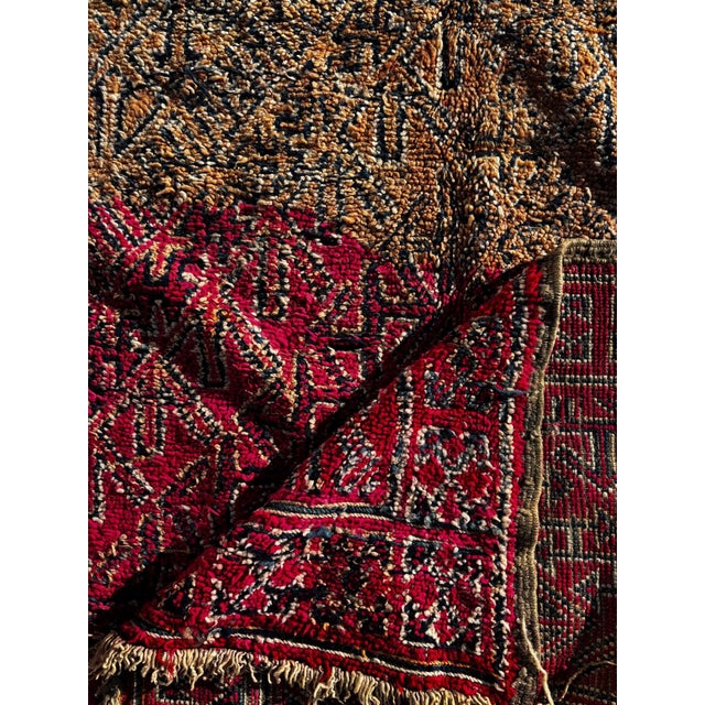 Mid 20th Century Modern Moroccan Beni Mguild Rug For Sale - Image 9 of 10