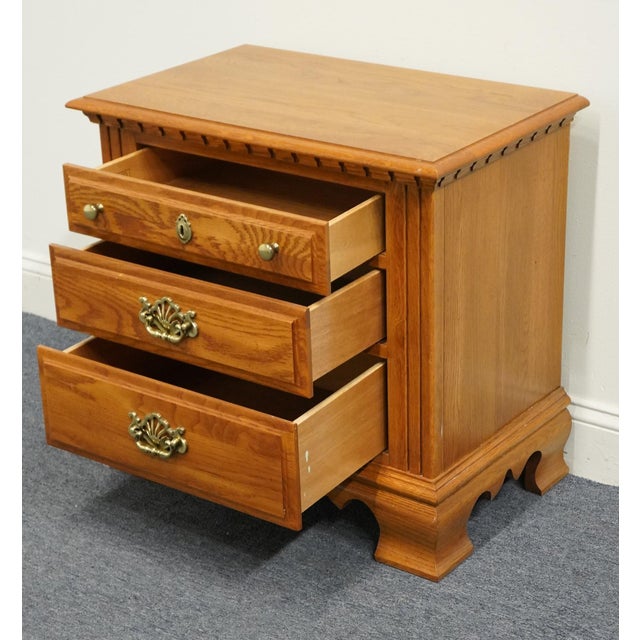 Kincaid Furniture Solid Oak Rustic Country Style 26" Three Drawer