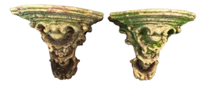 Vintage Garden Brackets, Pair