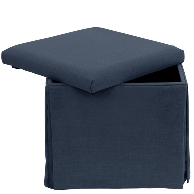 This Storage Ottoman adds valuable extra storage to your living space, featuring a hidden compartment under its...